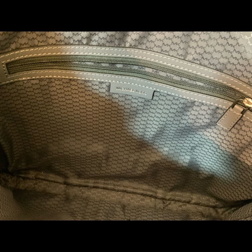 MICHAEL KORS Men’s Leather Briefcase Grey Laptop Bag *EXCELLENT* - Picture 8 of 12